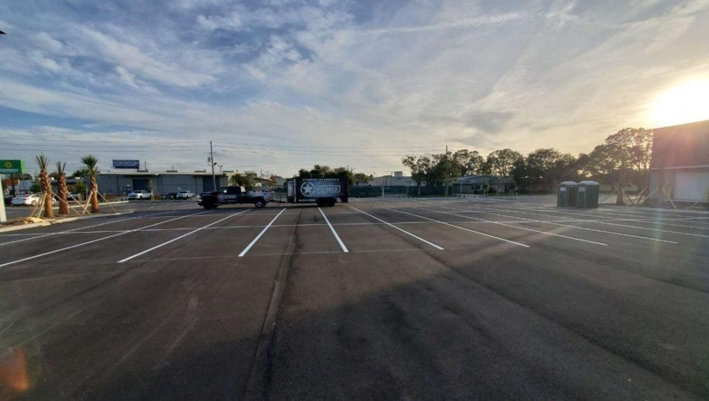 line marking in pinellas park, fl