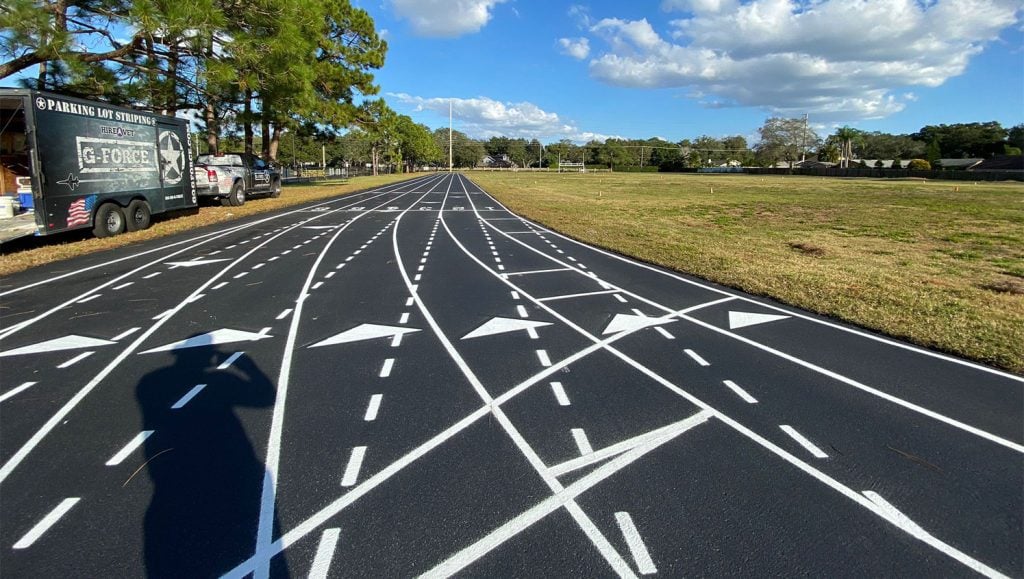 line striping in Hudson, FL