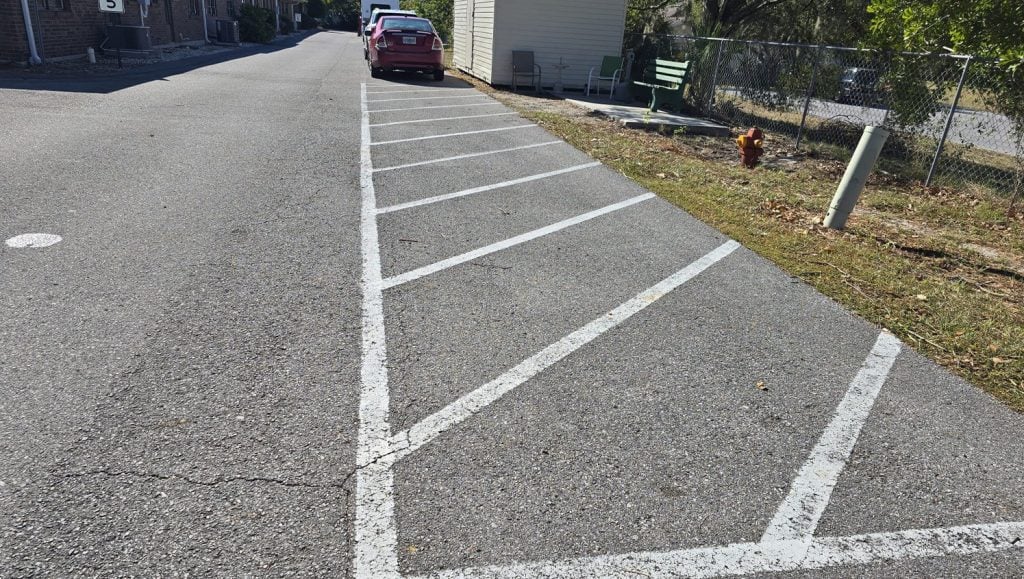 line striping for apartments