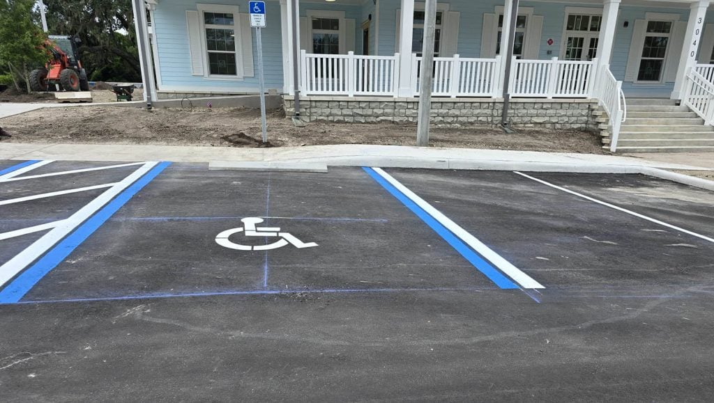 business office ada compliance parking spots for business office parking lot