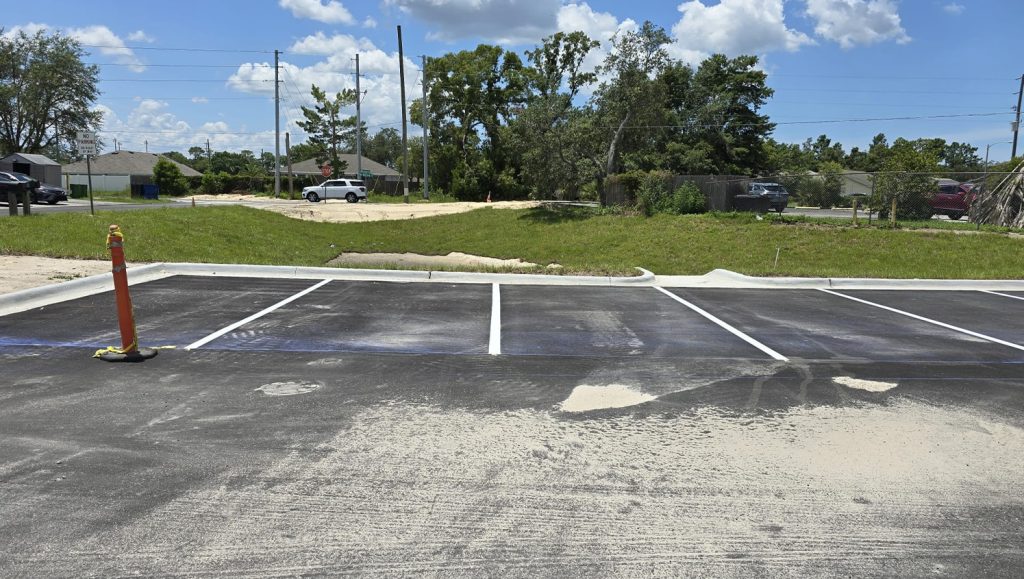 ada compliance parking spots for Fire Station