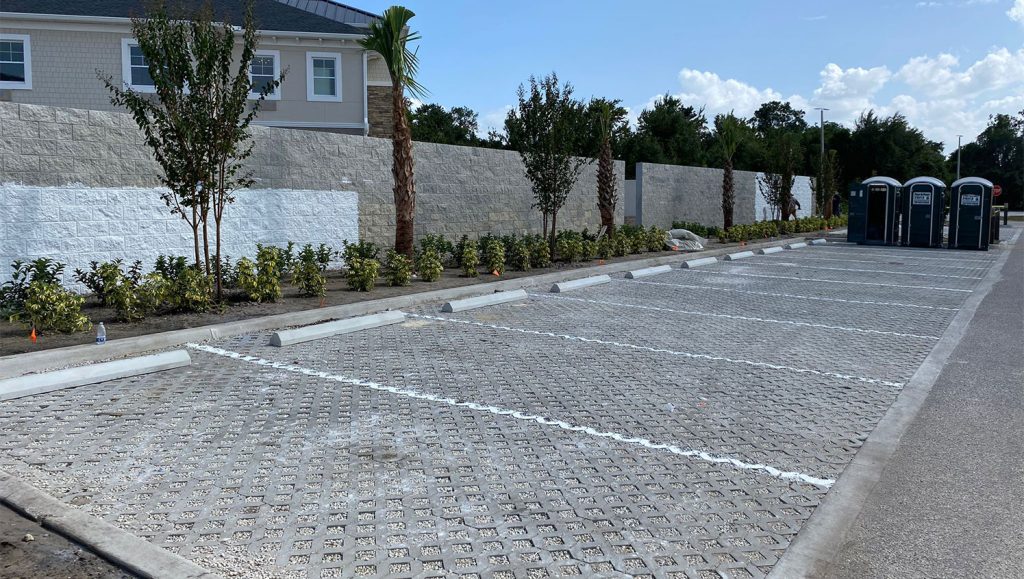 parking lot painting in Odessa, FL