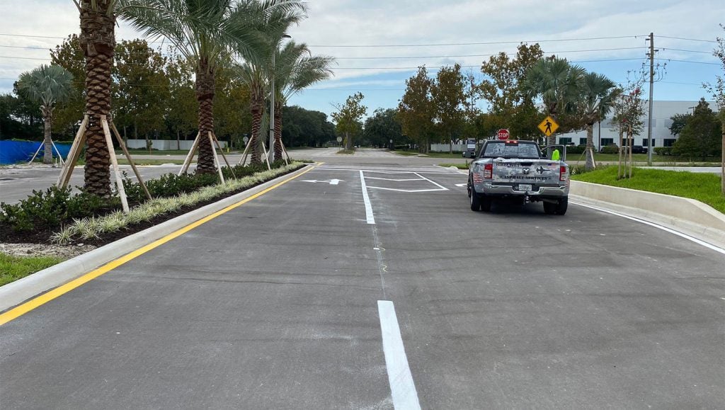 line striping in Tampa, FL