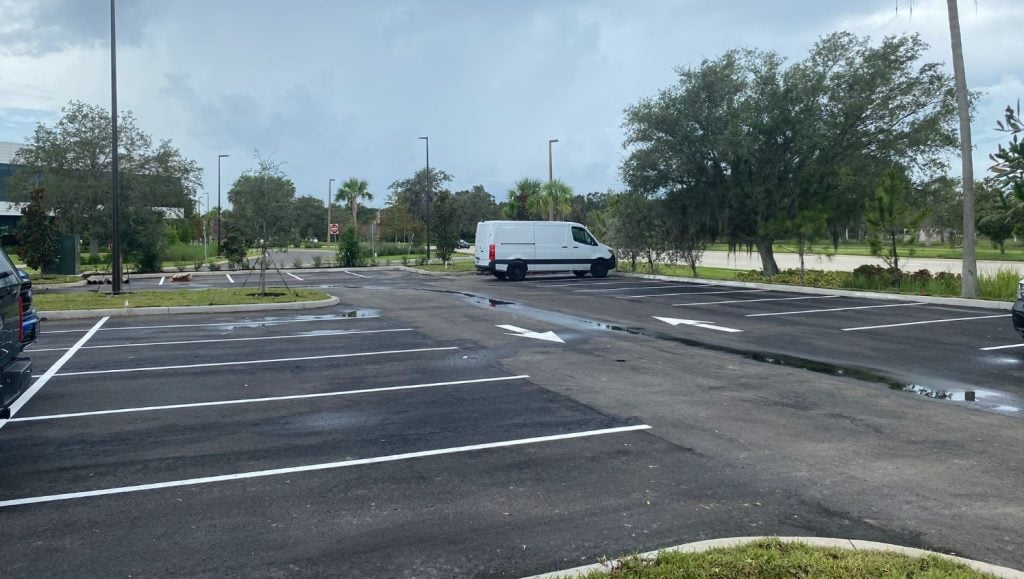 parking layout in Tampa, FL