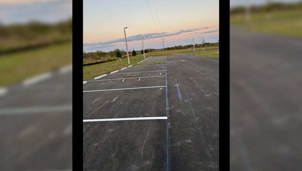 line striping in Lake Wales, FL