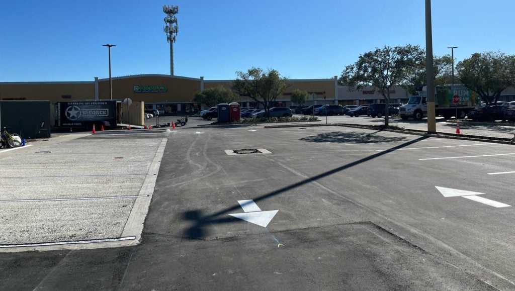 line striping in Tampa Florida