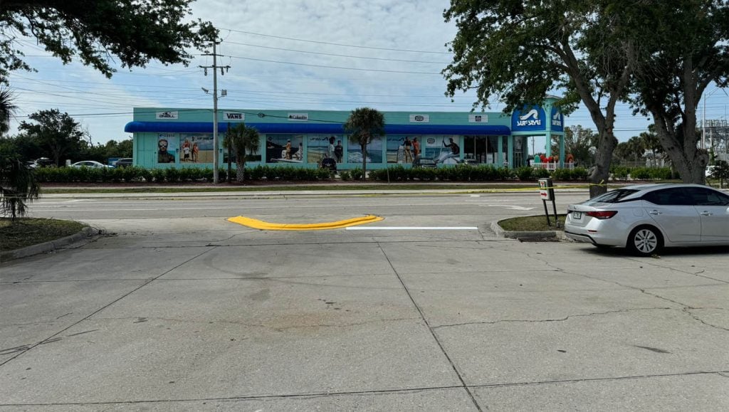 line striping project in fort myers, fl