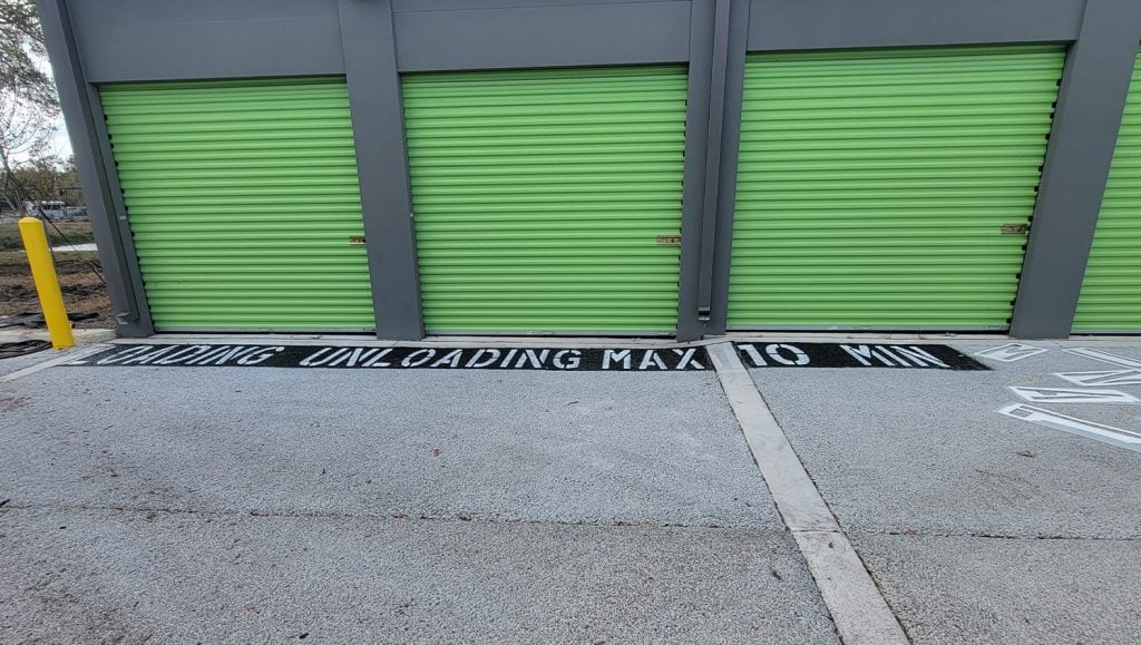 Storage Facility freshly painted
