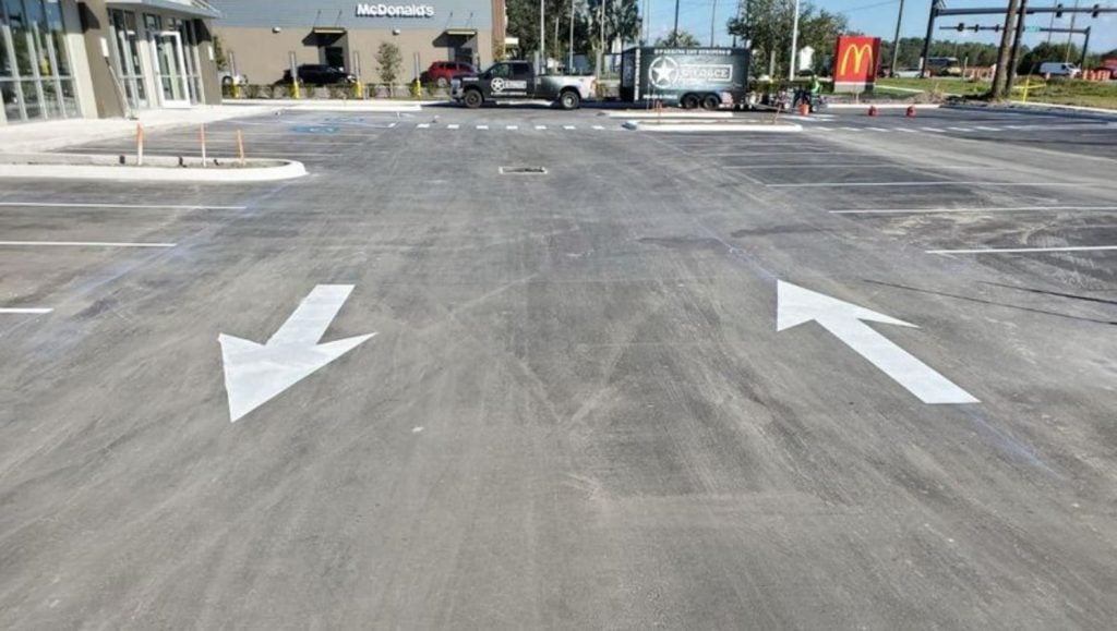 parking lot striping in Riverview, FL