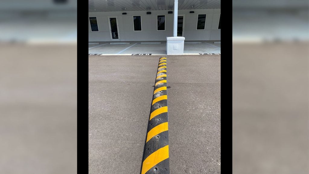 speed bump installation in Tampa, FL