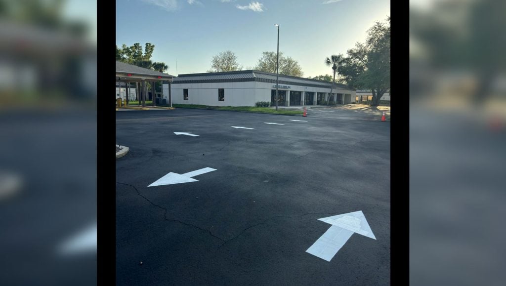 parking lot striping in Bradenton, FL