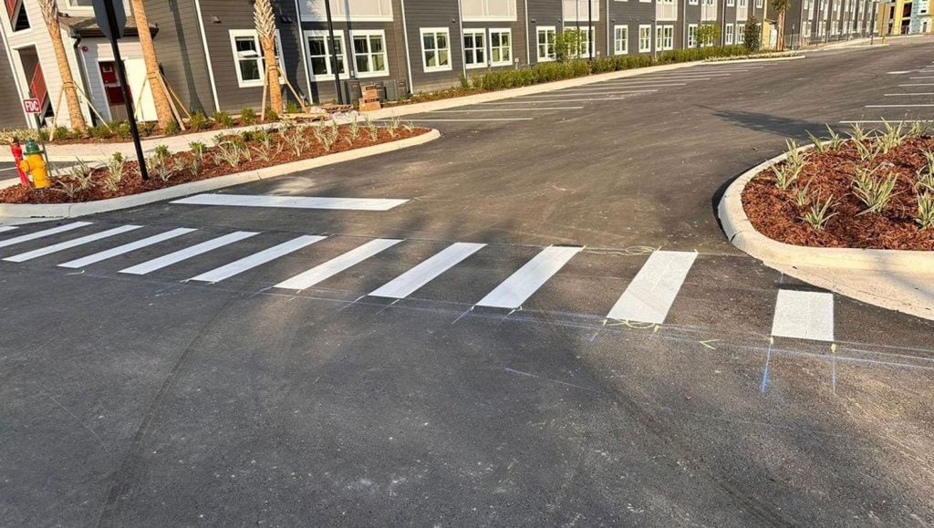 parking stall striping in Winter Haven, FL