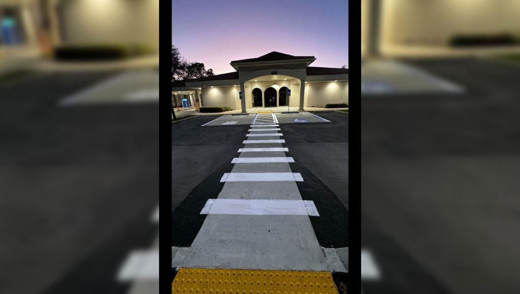 line striping in Naples, FL