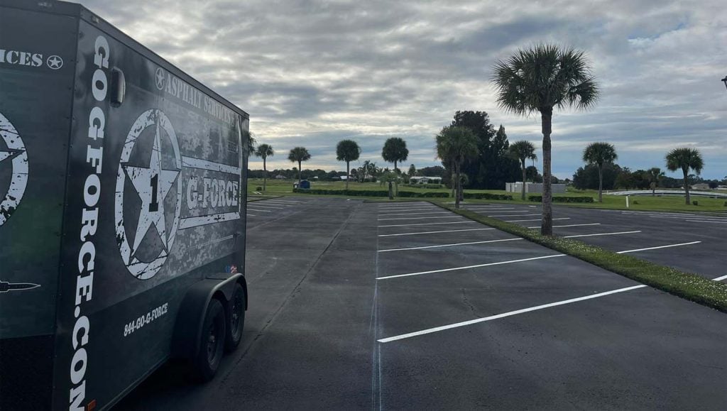 parking lot painting in sebring, fl
