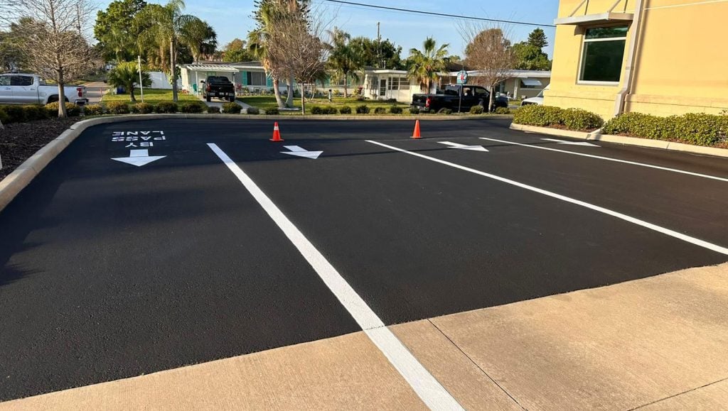 line striping project Clearwater, FL