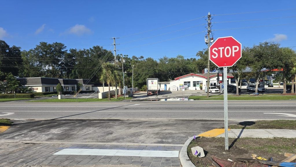 ada compliance signage installed for business parking lot