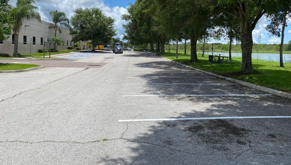 parking lot striping in brandon, fl