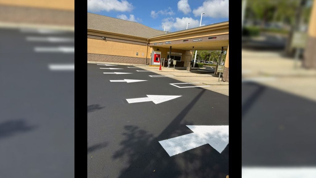 parking lot striping in Dunedin, FL