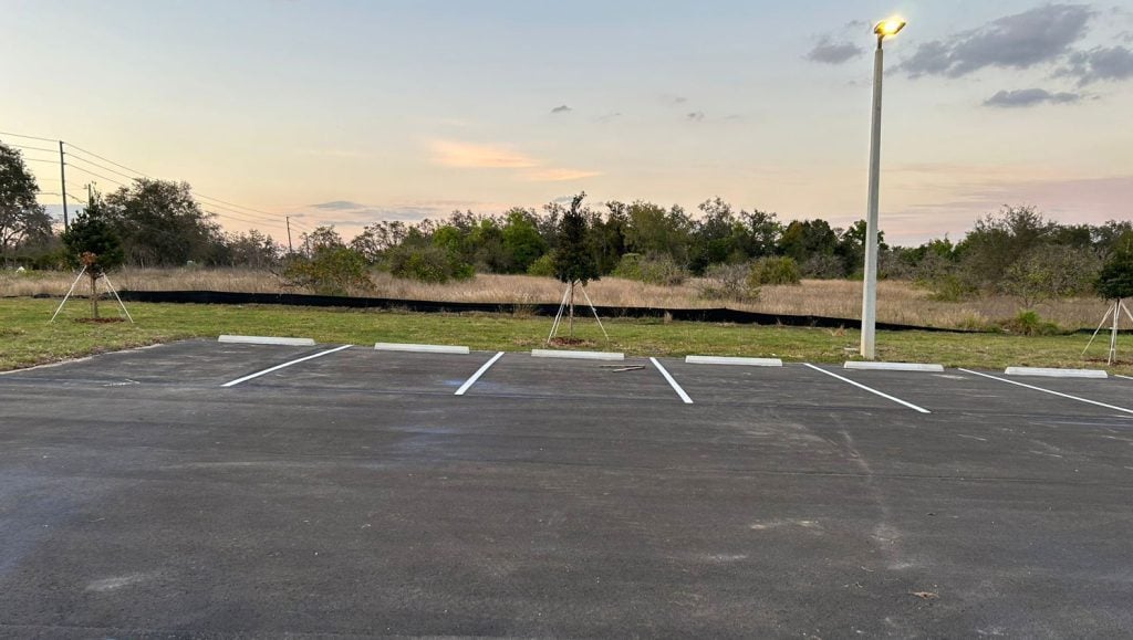 parking lot marking in Lake Wales, FL