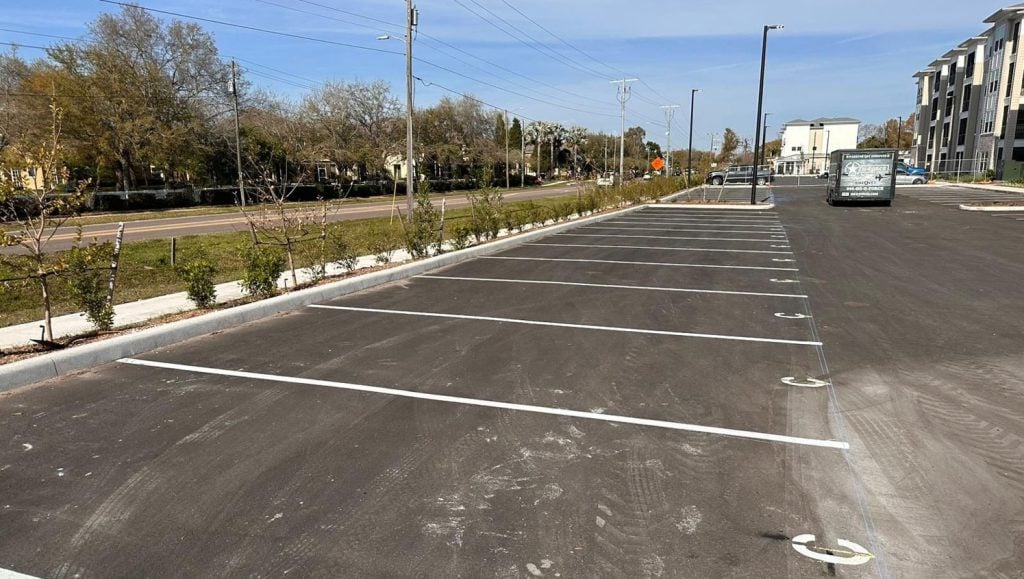 parking stall painting in Tampa, FL
