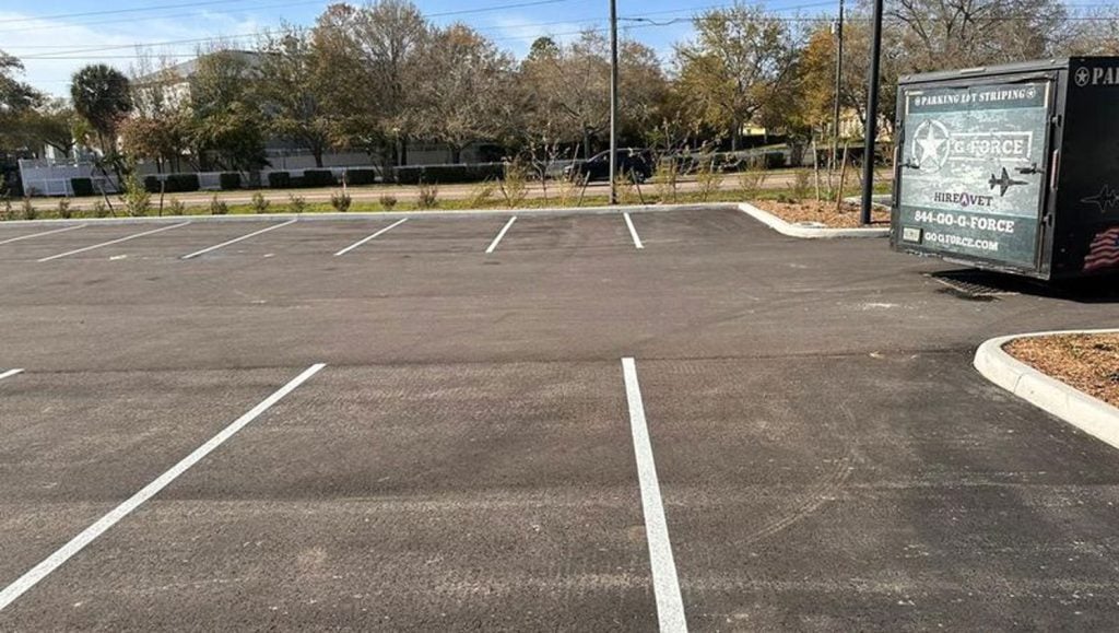 parking stall striping in Tampa, FL