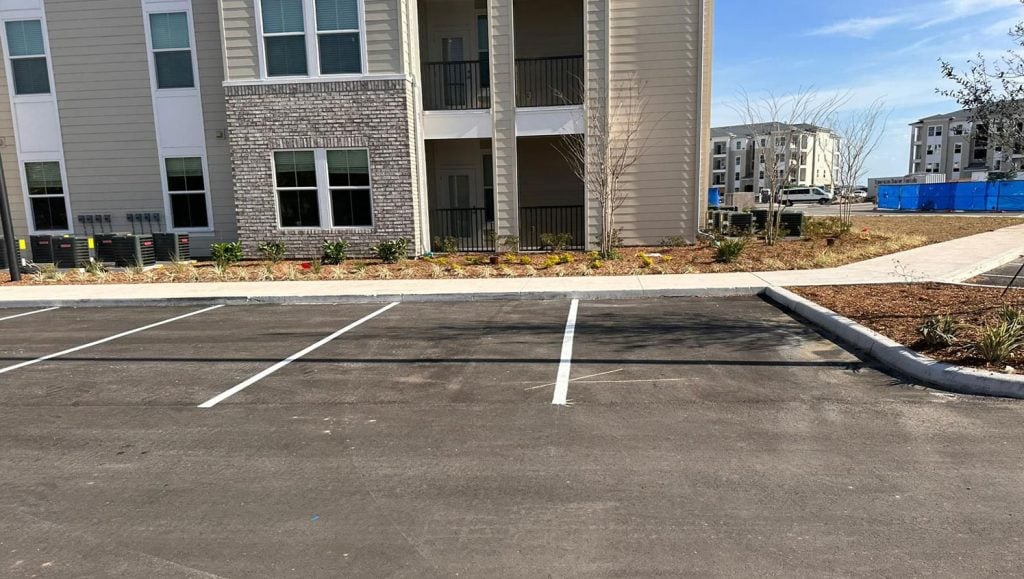 parking space marking in Tampa, FL