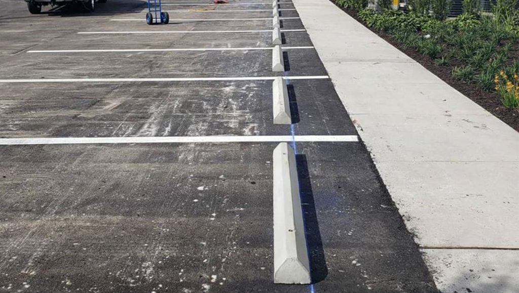 wheel stop installation in hillsborough county