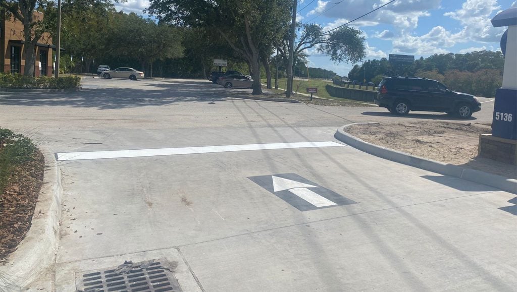 thermoplastic parking lot painting in New Port Richey, FL