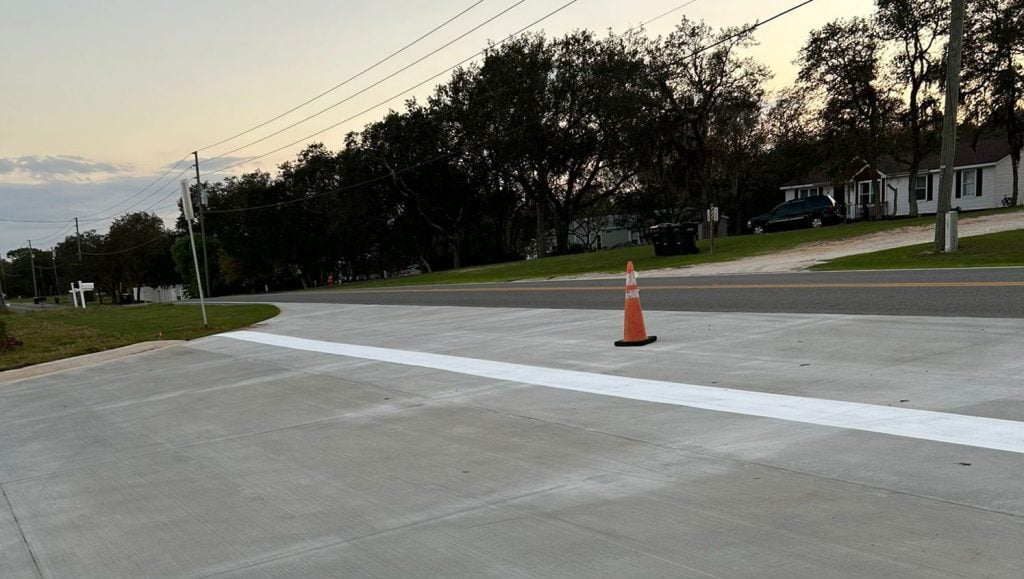 thermoplastic parking lot striping in St. Petersburg, FL