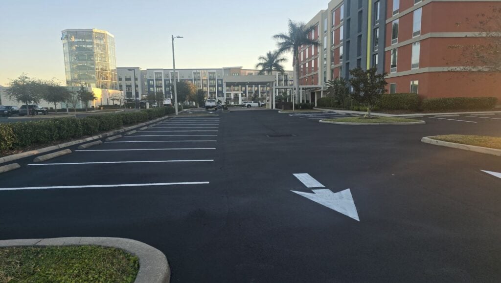 apartment complex freshly painted in tampa