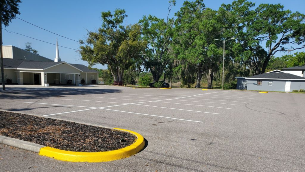 Line Striping for Office Building in Tampa, FL