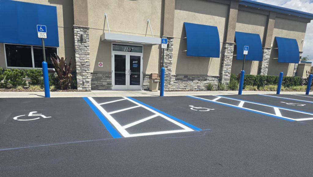 Line Striping Painting for Culver's in Davenport, FL