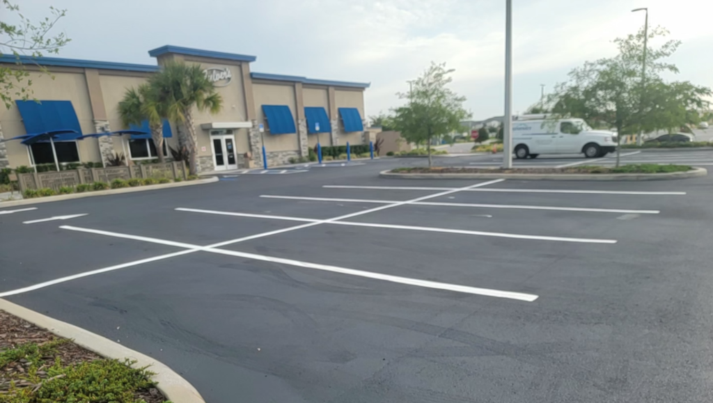 Line Striping Parking for Culver's in Davenport, FL
