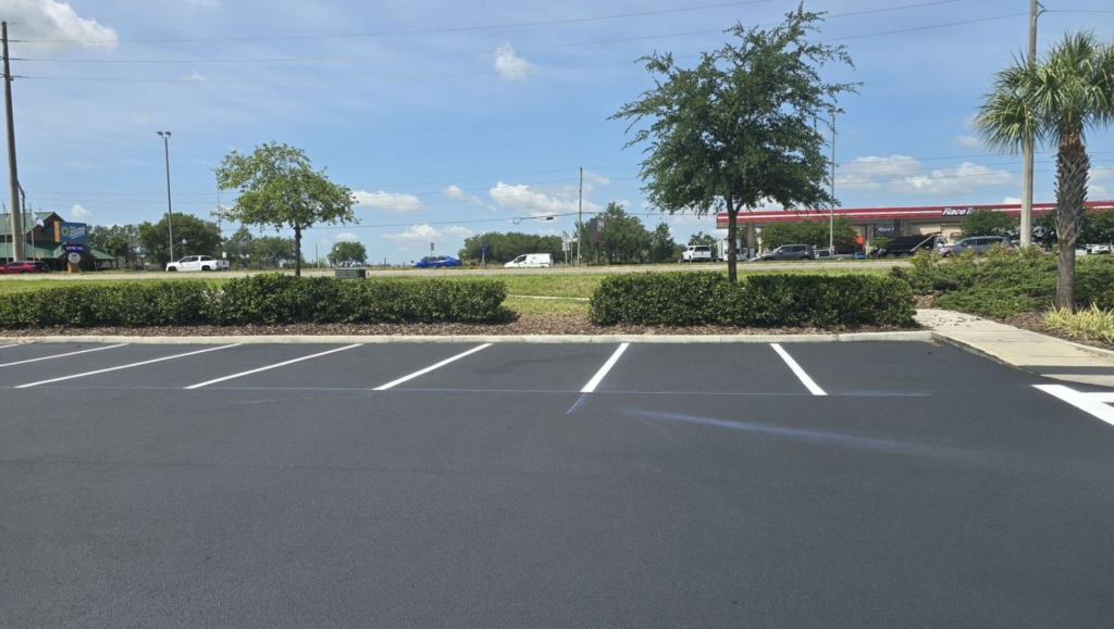 Line Striping Restripe for Culver's in Davenport, FL