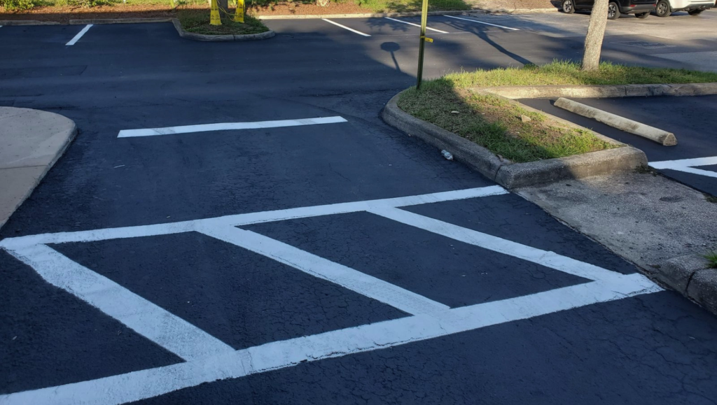 Line Striping for Local Restaurant in Tampa, FL