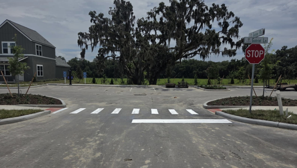 Apartment Community Line Striping in Wildwood, FL
