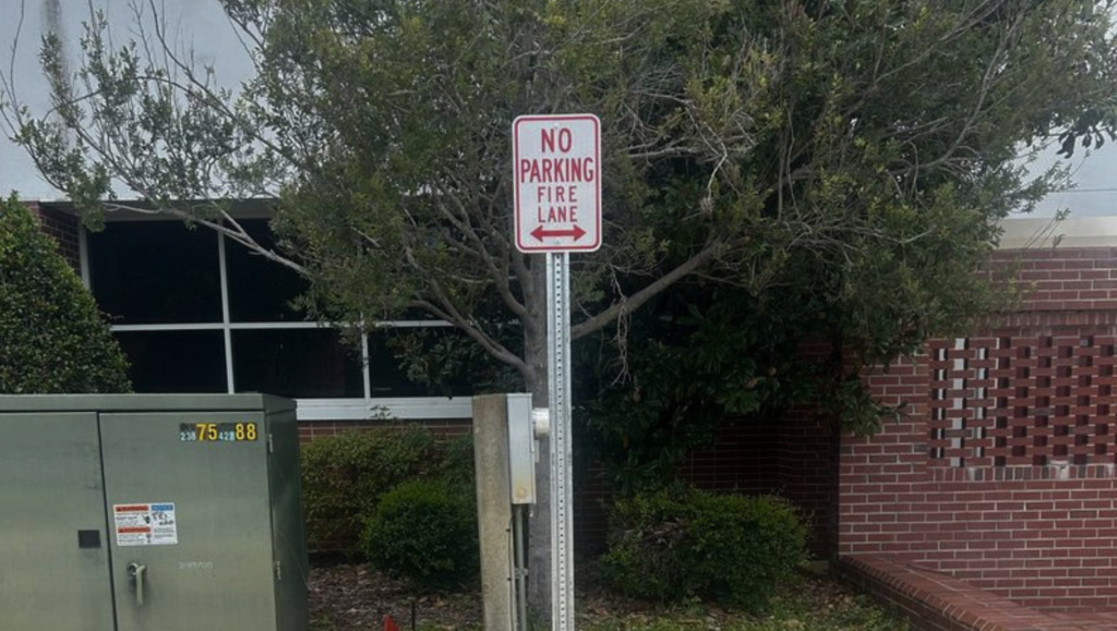 Parking Lot Sign Installation Job in Tampa, FL
