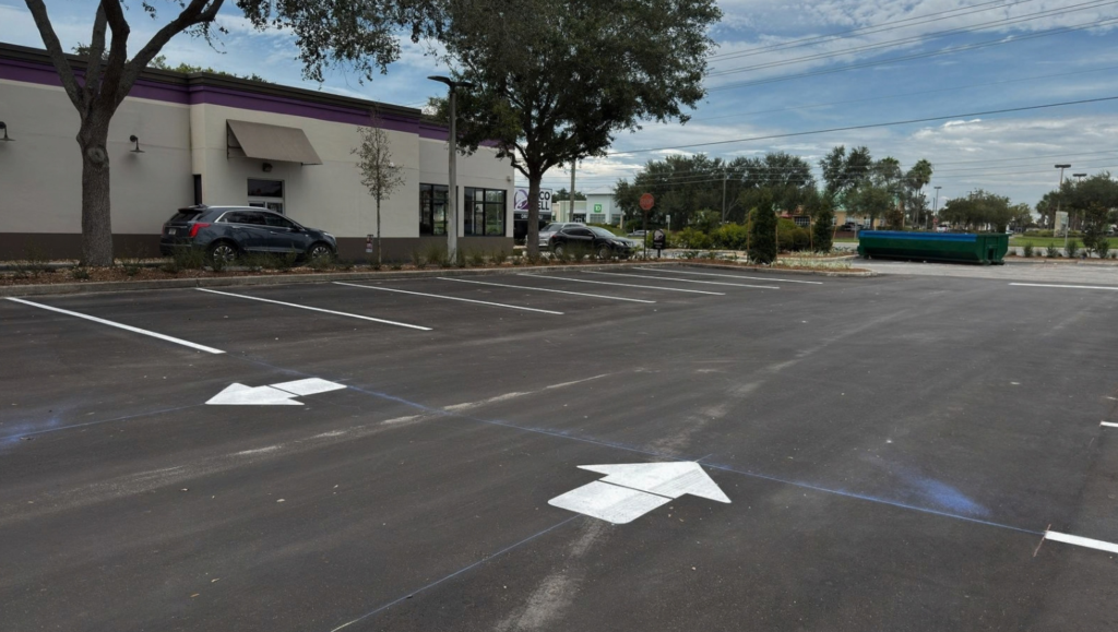 Line Striping Compliance for Chipotle in Lutz, FL