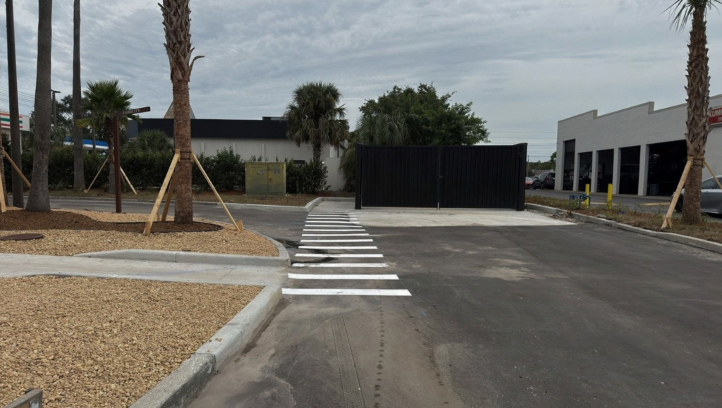 Line Striping Field for Chipotle in Lutz, FL