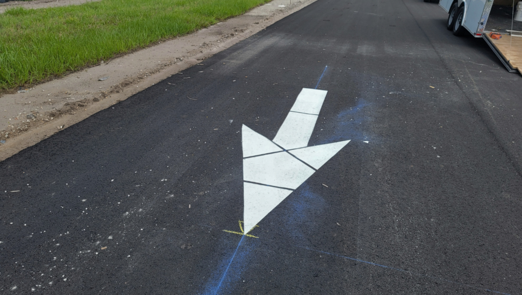 Line Striping Maintenance and Sign Installation for The Crossing Church in Tampa, FL
