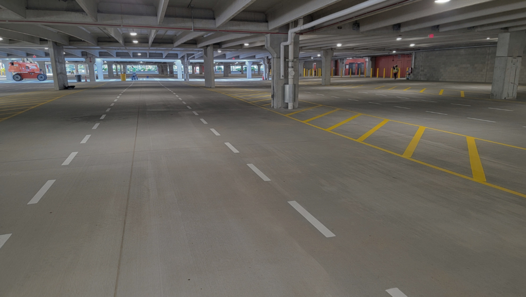 Line Striping Markings for Jacksonville International Airport in Jacksonville, FL