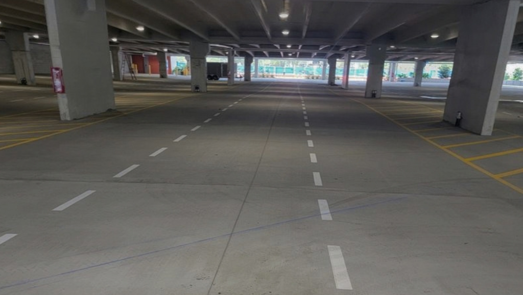 Line Striping Project for Jacksonville International Airport in Jacksonville, FL