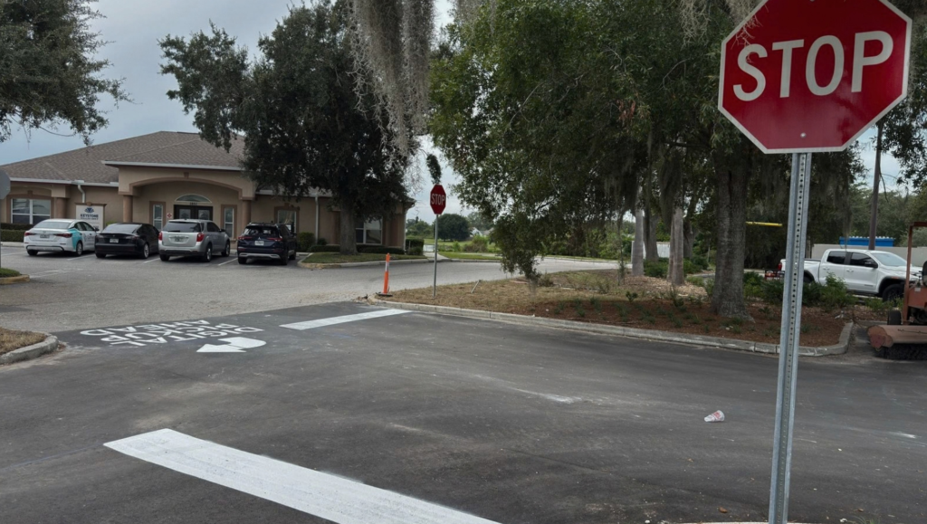 Line Striping Service for Chipotle in Lutz, FL