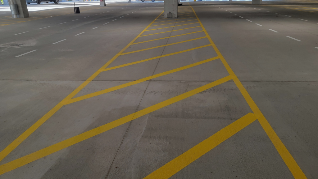 Line Striping Service for Jacksonville International Airport in Jacksonville, FL