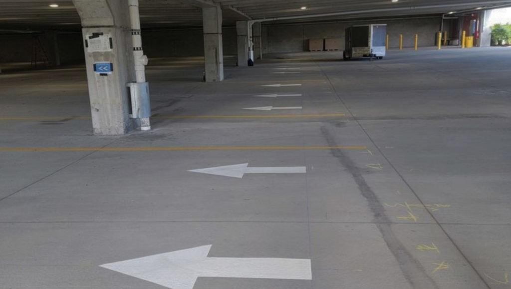 Line Striping Signs for Jacksonville International Airport in Jacksonville, FL