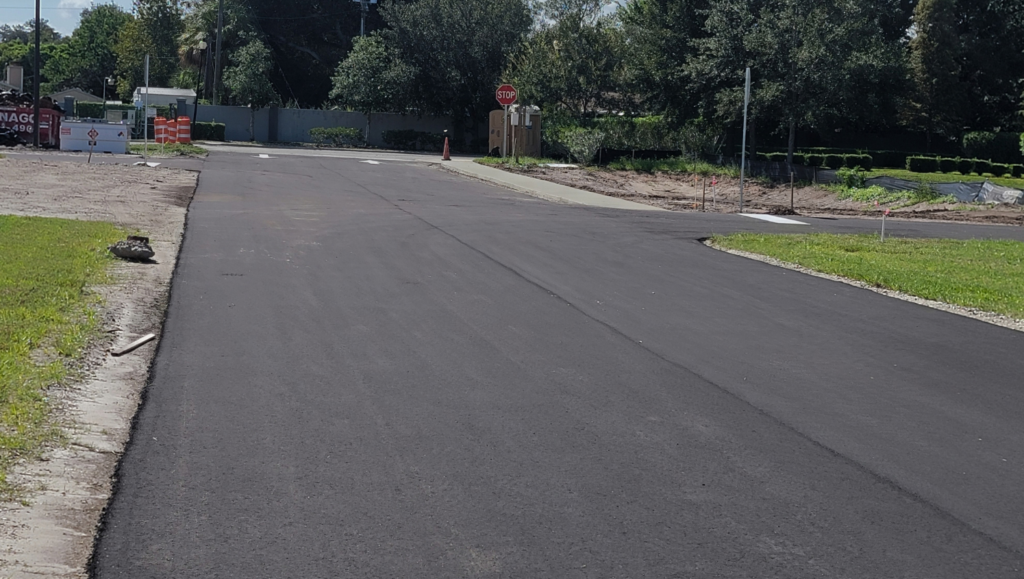 Line Striping and Sign Installation for The Crossing Church in Tampa, FL
