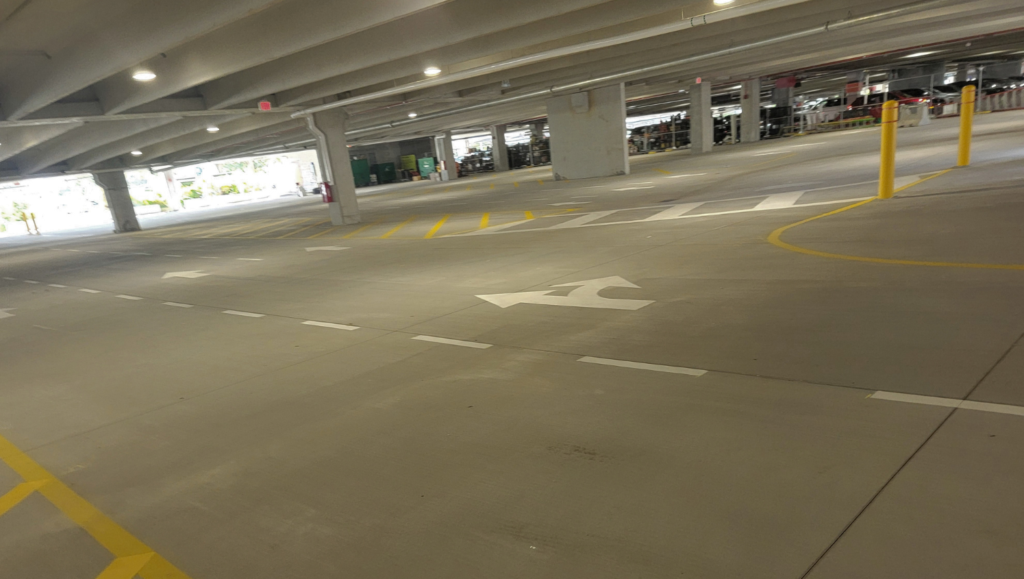 Line Striping Work for Jacksonville International Airport in Jacksonville, FL