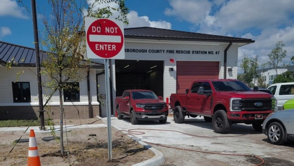 Sign Installation Project for Sun City Center Fire Station in Wimauma, FL
