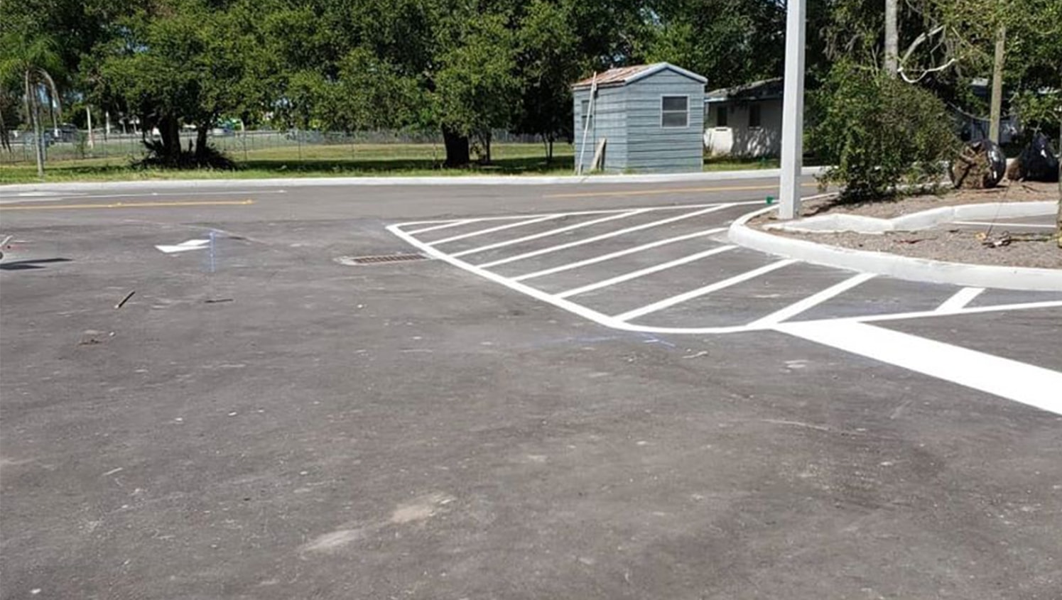 Parking Lot Striping and Drive Thru Markings in Tampa GFORCE™