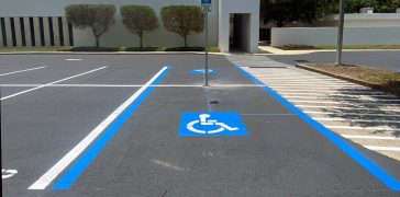 Image of Tampa Covenant Church Line Striping Project
